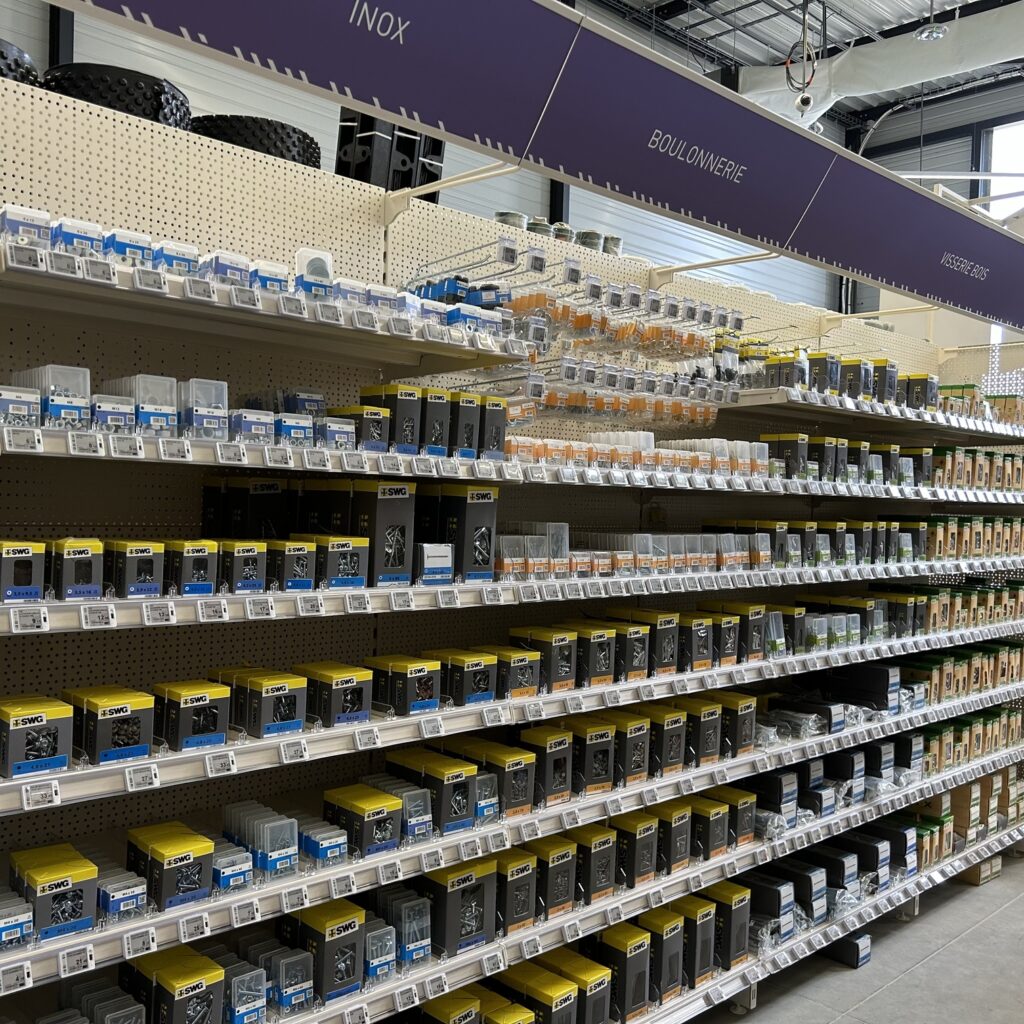 Vis en inox, boulonnerie et vis bois vendue par BO Matériaux